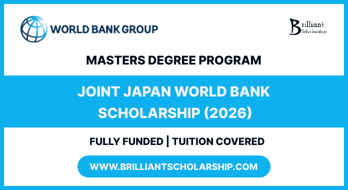 Joint Japan World Bank Scholarship 2026 (JJ/WBGSP)