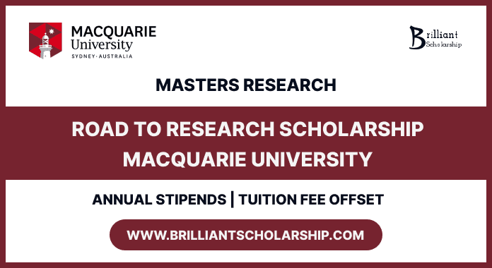 Road to Research Scholarship 2026 at Macquarie University