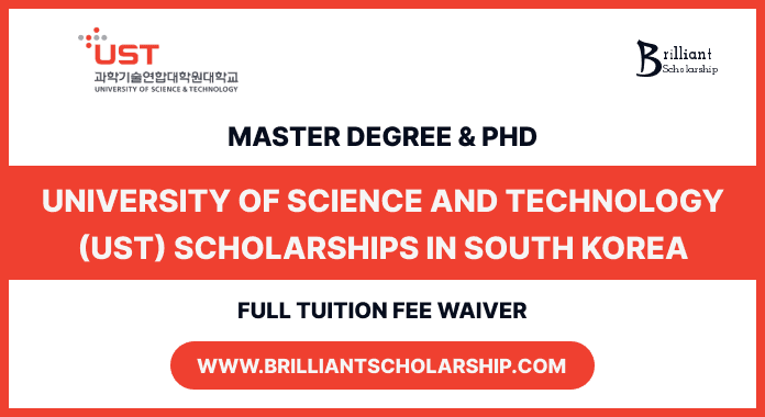 University of Science and Technology (UST) Scholarships 2026, South Korea (Fully Funded)