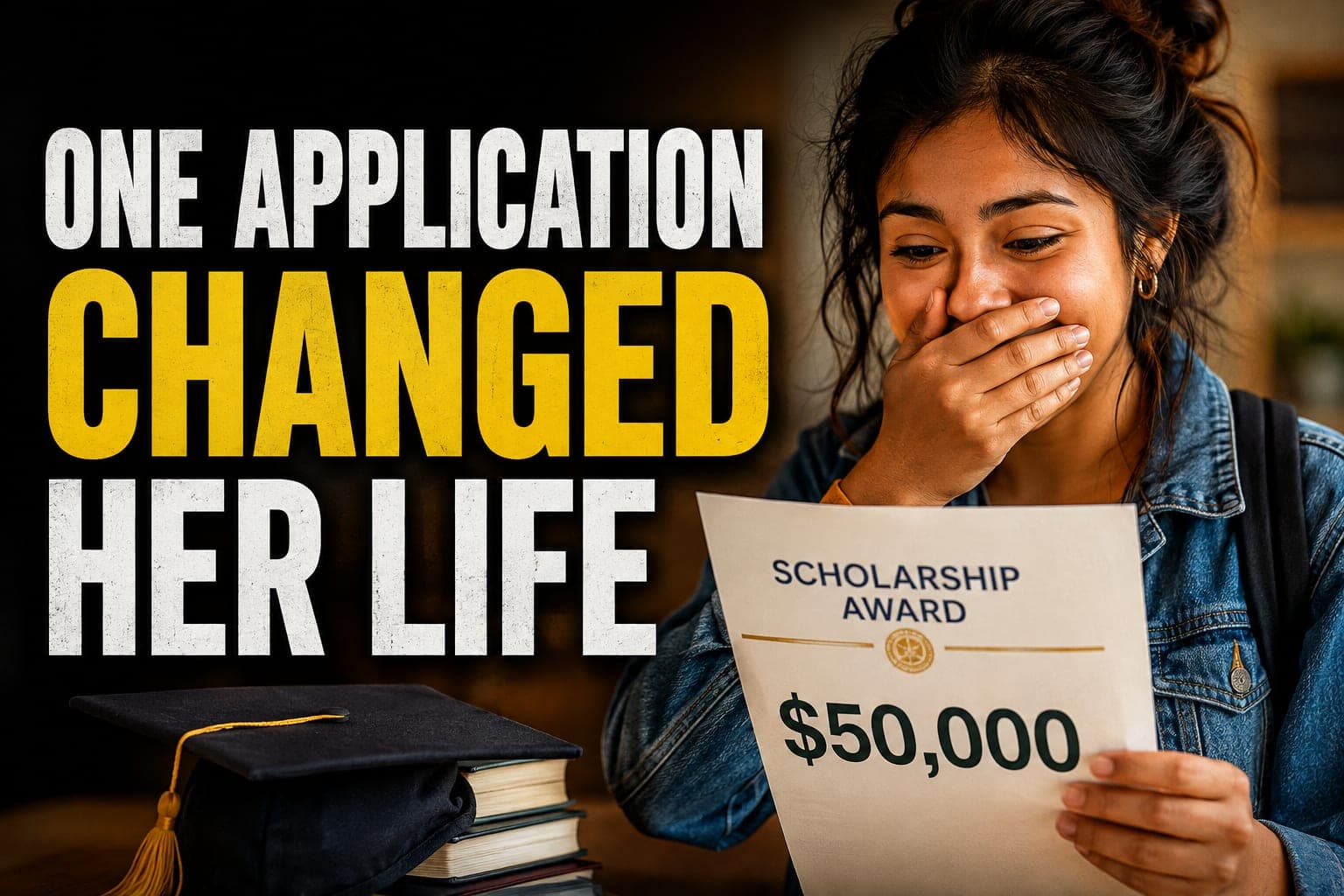 How She Won a $50,000 Scholarship: 7 Real Steps" or "$50,000 Scholarship Win: The 7-Step Process That Worked